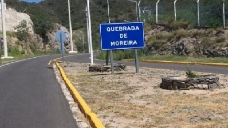 Se cayó de la bicicleta en la Quebrada de Moreira