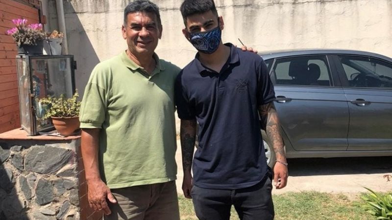 Gran gesto del "Tucu" Ramón Díaz