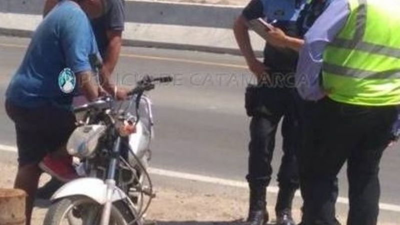 Le secuestraron la moto