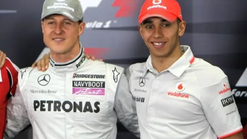 La conexión de Lewis Hamilton con Michael Schumacher