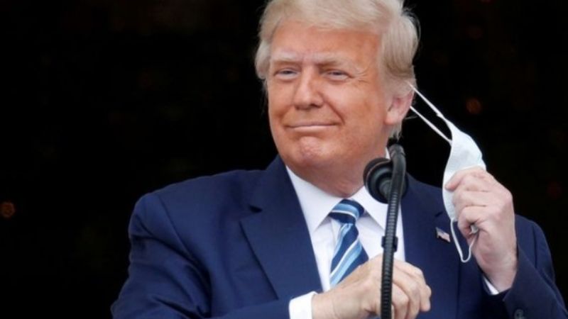 La Casa Blanca informó que el presidente Trump dio negativo