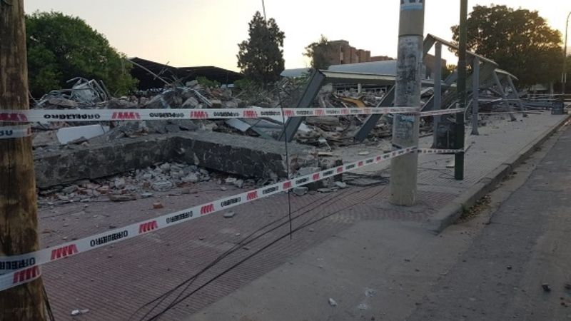 Demolieron la Manzana del Turismo