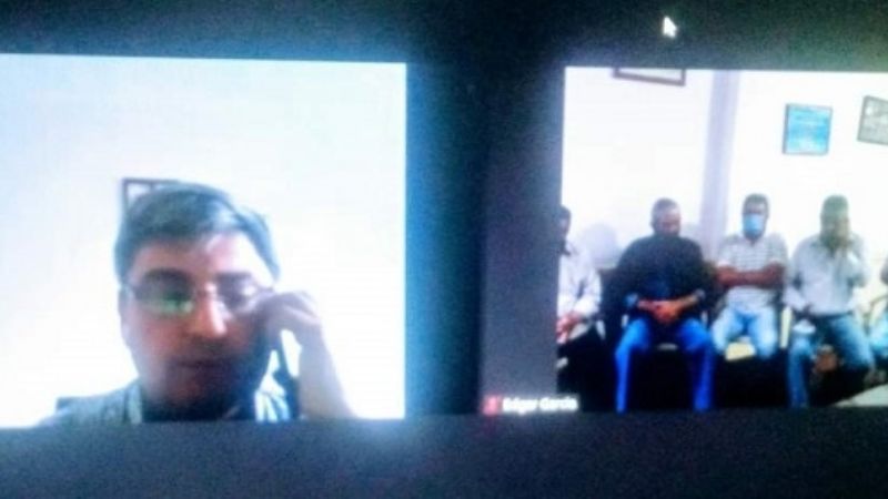 Gómez se reunió con Alumbrera por videoconferencia