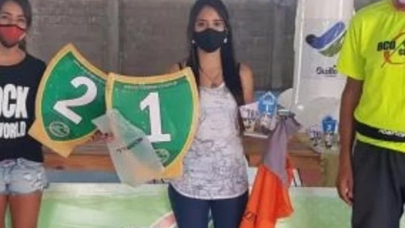 Paola Maza y Joaquín Narváez, en el 3er. “Fray Virtual Trail”