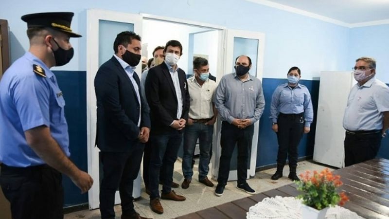 Jalil visitó la Comisaría Séptima