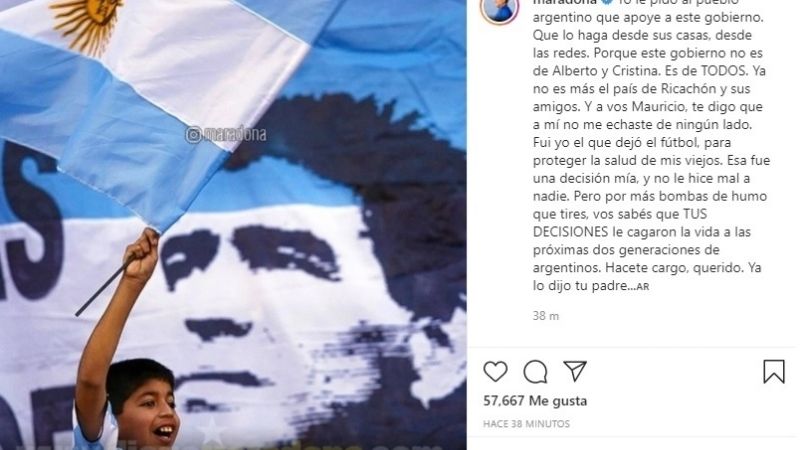 De Diego a Macri: “A mí no me echaste de ningún lado”