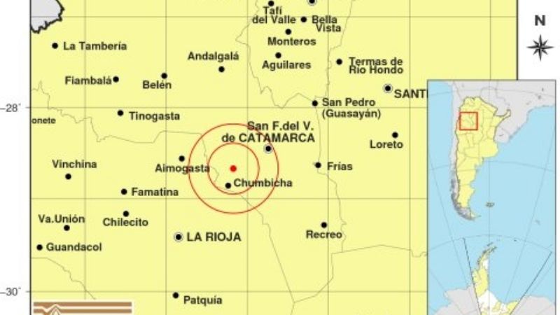Madrugada con temblor en la Capital