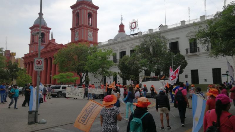 Nueva protesta de trabajadores de Salud