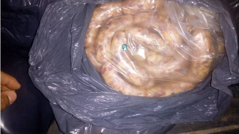 Secuestran 70 kilos de chorizos en La Puerta