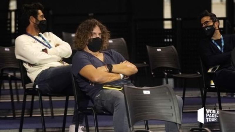 Tapia como “en casa” en Barcelona y Puyol entre el público