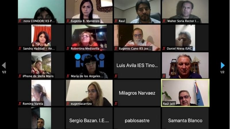 Jalil dialogó con rectores de IES