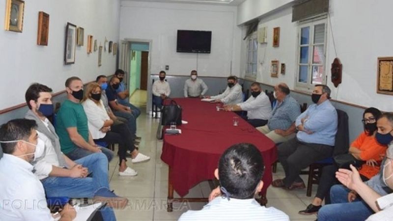 Reunión entre autoridades de la Cartera de Seguridad y de la Justicia