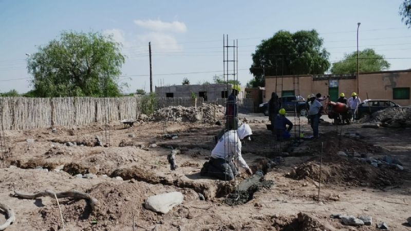 Construyen una vivienda social en Fiambalá