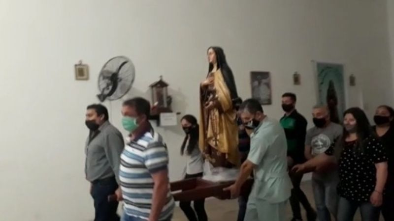 Celebraron a Santa Teresa de Jesús en San Antonio de La Paz
