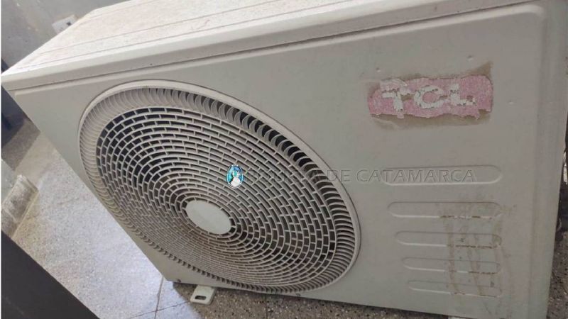 Secuestran el motor de un aire acondicionado