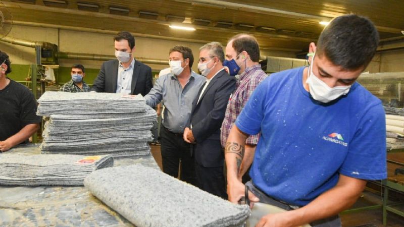 Fábrica inauguró un nuevo sector y anunció importantes inversiones