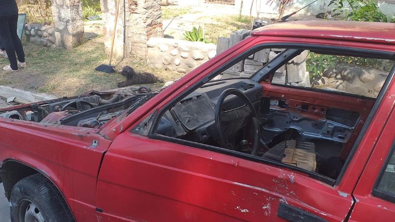 Tremendo vuelco de un auto en La Tercena
