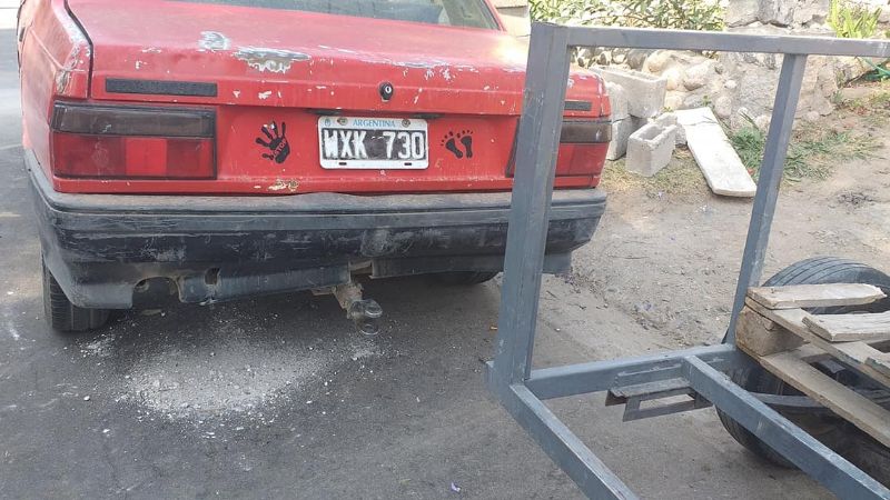 Tremendo vuelco de un auto en La Tercena