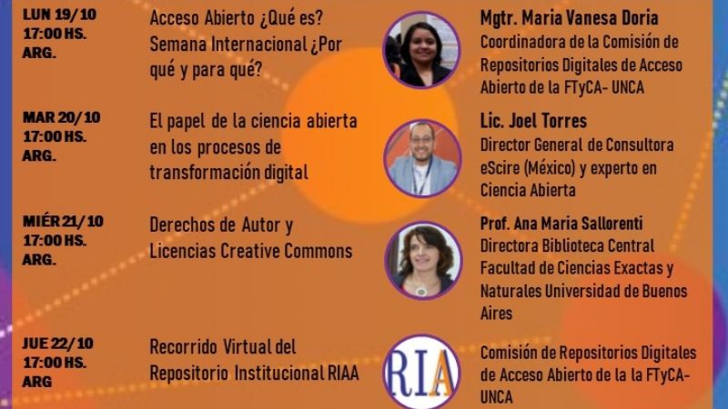 El lunes comienza la Semana Internacional del Acceso Abierto