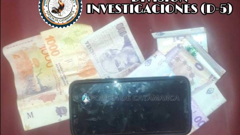 Recuperan un celular y 2500 pesos robados a un joven