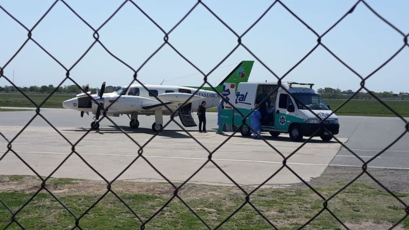 Exitoso traslado de pacientes de Buenos Aires a Catamarca