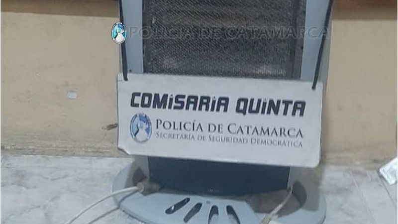 Secuestran una estufa abandonada en un descampado