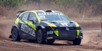 SE PLANTÓ. Un problema de radiador, impidió que Augusto complte la fecha del Rally Cross.