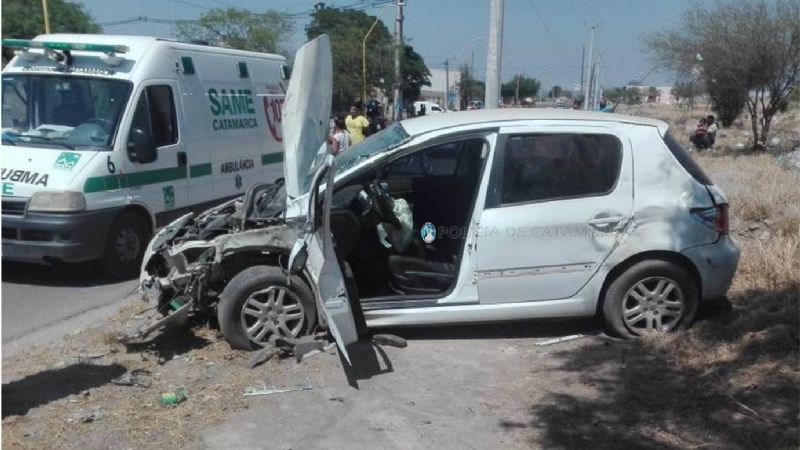 Vuelco en la zona sur de la Capital