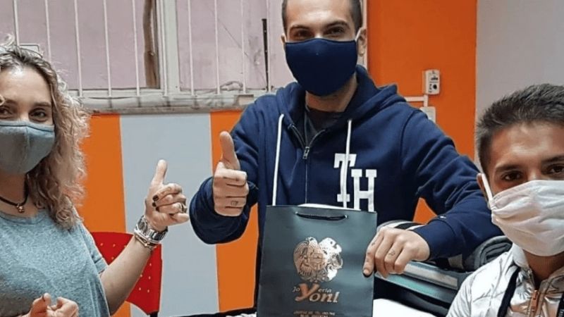 Reapareció Agustín Almendra..., pero lejos de Boca