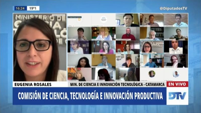 La ministra Rosales expuso en la Cámara de Diputados de la Nación