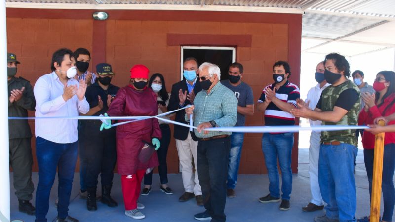 Inauguraron el "puesto de control caminero” en Cerro Negro