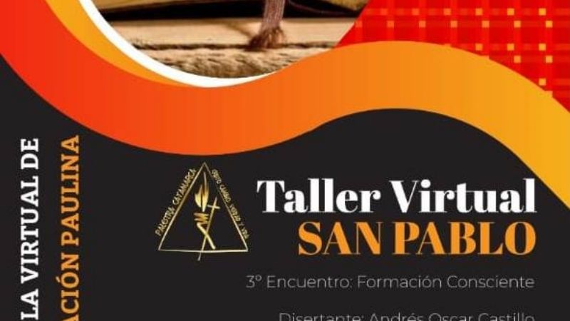 Invitan al tercer taller virtual sobre la vida de San Pablo