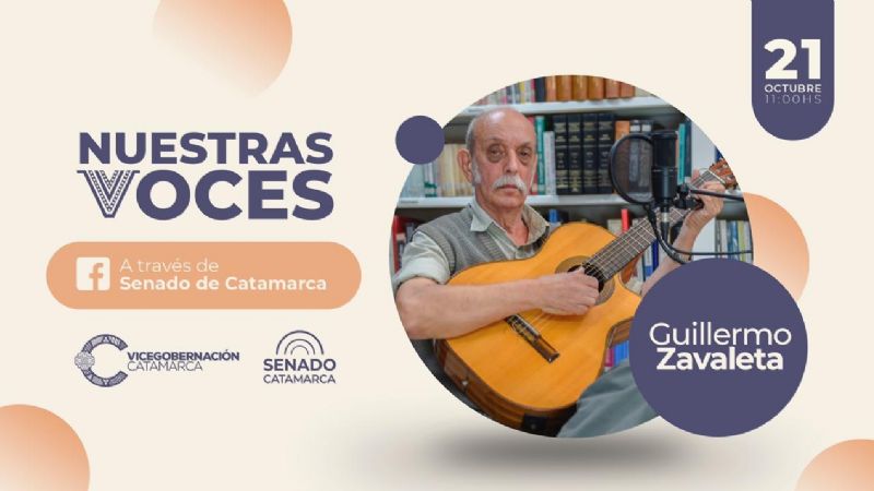 Guillermo Zavatela en "Nuestras Voces"