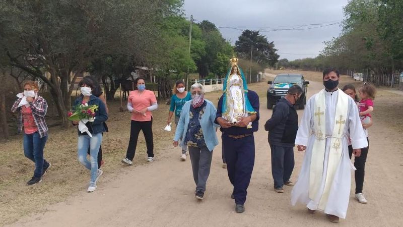 Celebraron el 1° aniversario de la Coronación de la Virgen