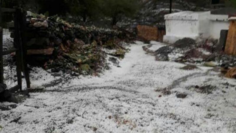 El granizo destrozó la producción en Fuerte Quemado