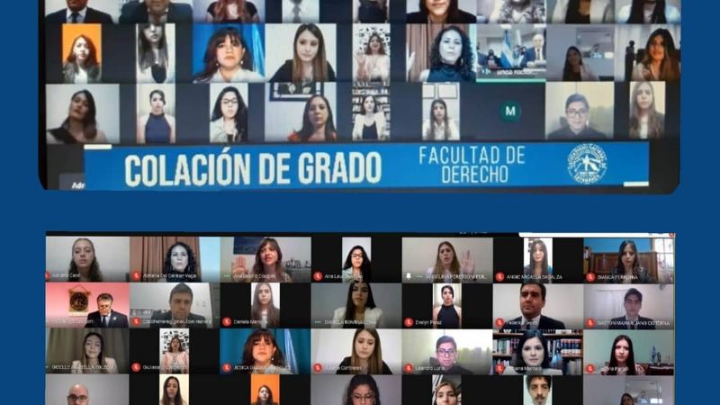Acto de colación de Grado de la Facultad de Derecho