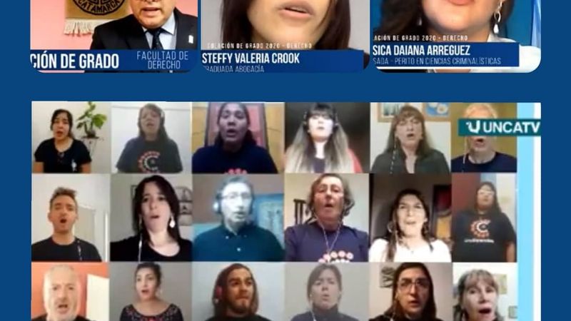 Acto de colación de Grado de la Facultad de Derecho