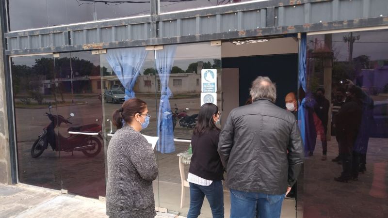 La delegación del Ministerio de Salud llegó a Recreo