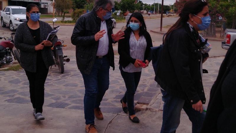 La delegación del Ministerio de Salud llegó a Recreo