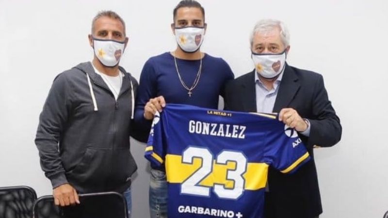 Sorpresivamente, el “Pulpo” González se sumó a Boca