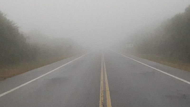 Advierten por niebla y llovizna en la Cuesta del Totoral