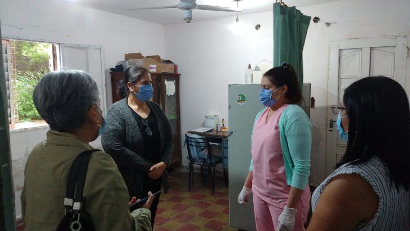 Salud realiza tareas de bloqueo y análisis de casos en Recreo