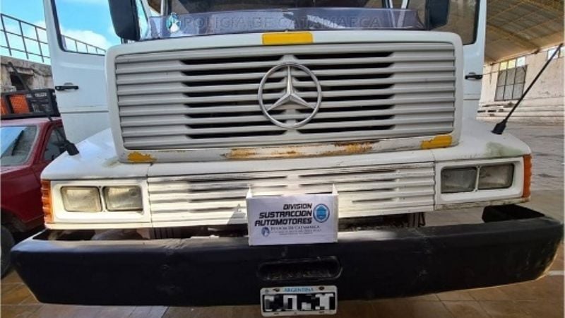 Llevó a verificar el camión y tenía el número de motor adulterado