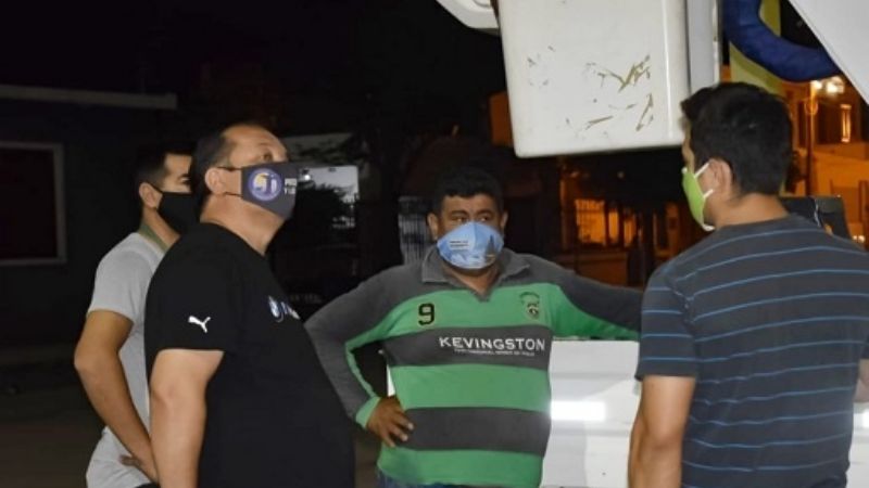 Habilitaron iluminación en Avenida Presidente Perón