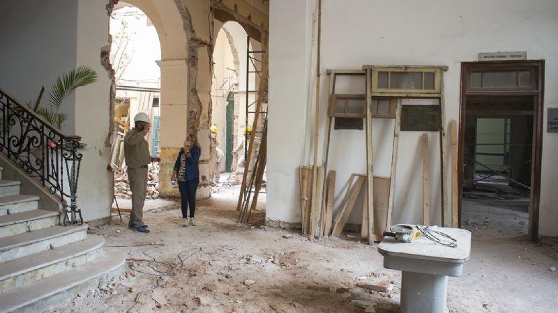 Avanza la puesta en valor de Casa de Gobierno