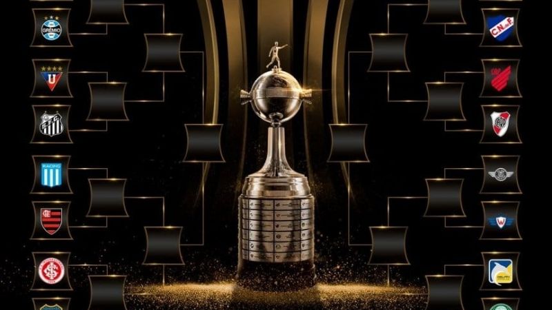 Boca, River y Racing contra brasileños en los 8vos.