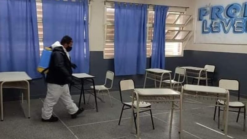 Sanitización de escuelas