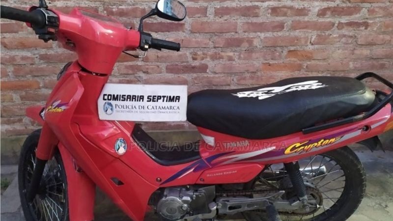 Denunció que le robaron la moto
