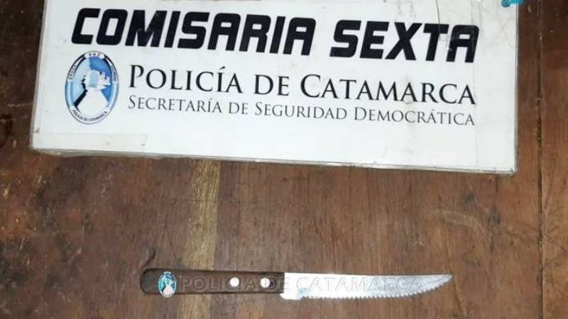 Ladrón saltó la medianera, pero no pudo escapar