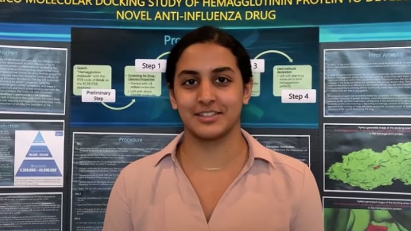 Descubrió un posible tratamiento para el Covid-19 y tiene solo 14 años